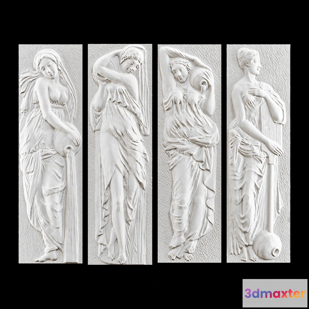 1593154 - Wall deco - FOUNTAIN OF INNOCENTS B-44 3D Max