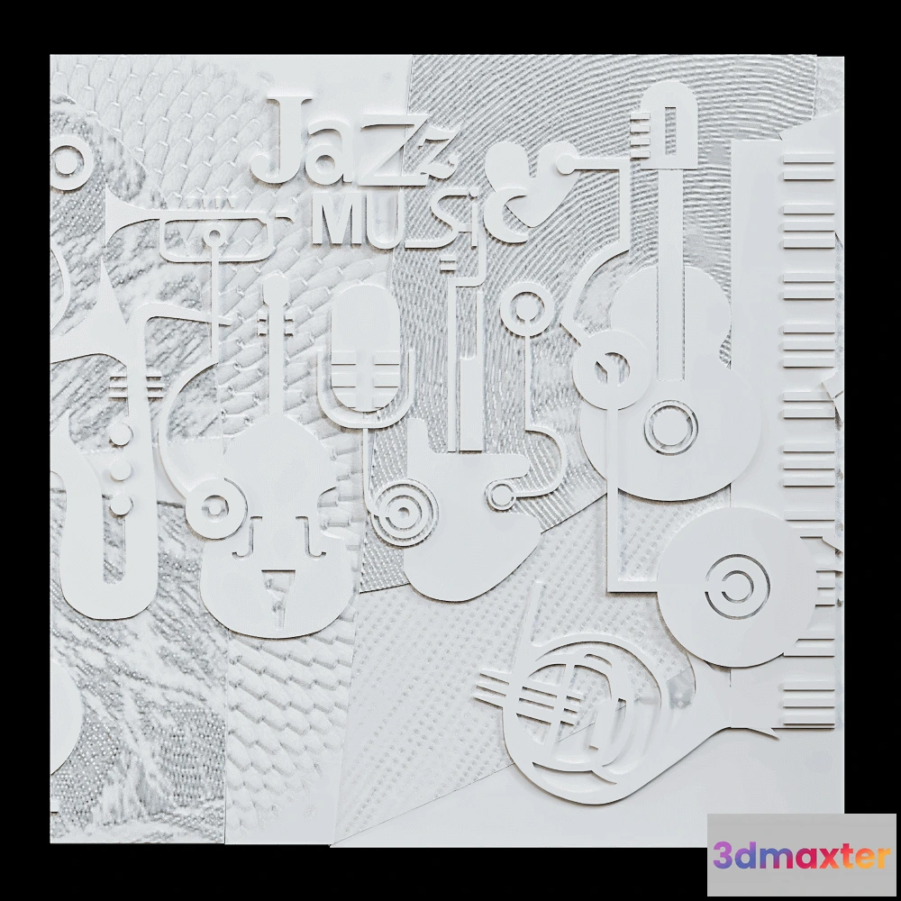 1593156 - Wall deco - ORCHESTRA B-39 3D Max