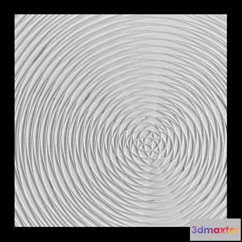 1593166 - Wall deco - KAIZEN B-36 3D Max