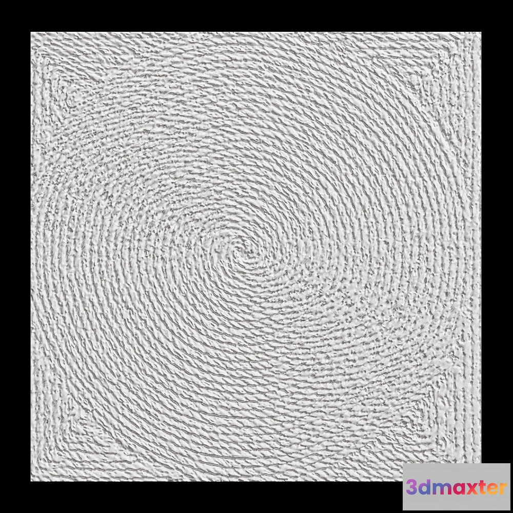 1593178 - Wall deco - SPIRAL B-25 3D Max