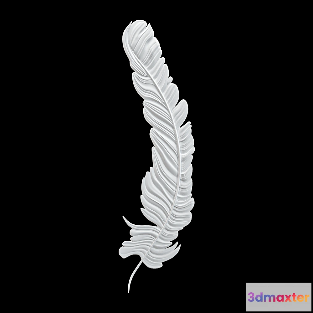 1593216 - Wall deco - PLUMA B-06 3D Max