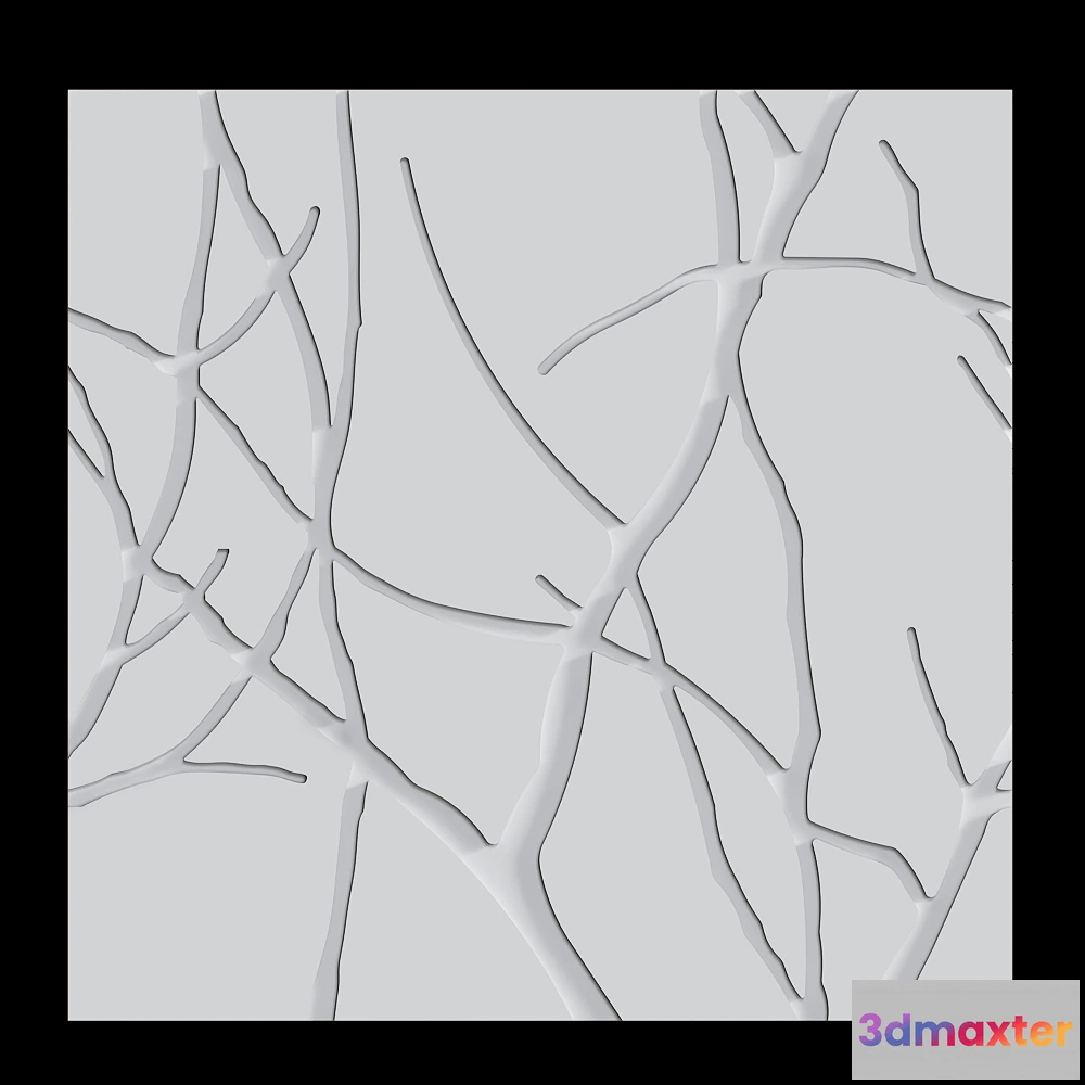 1593220 - Wall deco - AUTUMN TREE B-04 3D Max