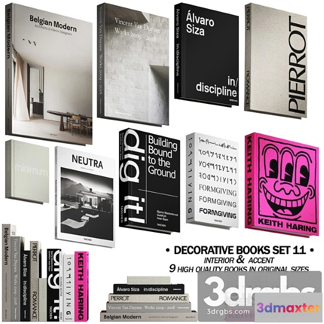 1016646 - 058 Decorative Books Set 11 Neutral 03