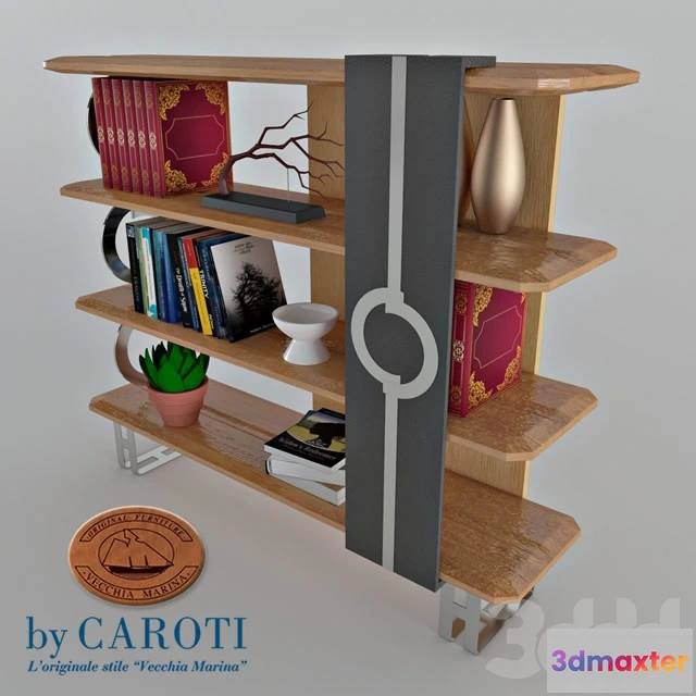 1075908 - Caroti Wood Bookcase - 209465