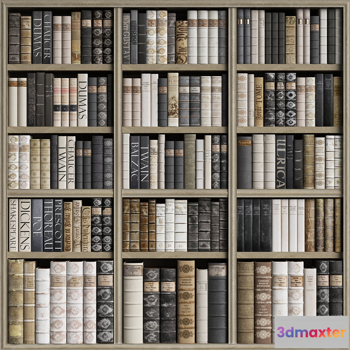 1305965 - Classic Books 44 3D Max