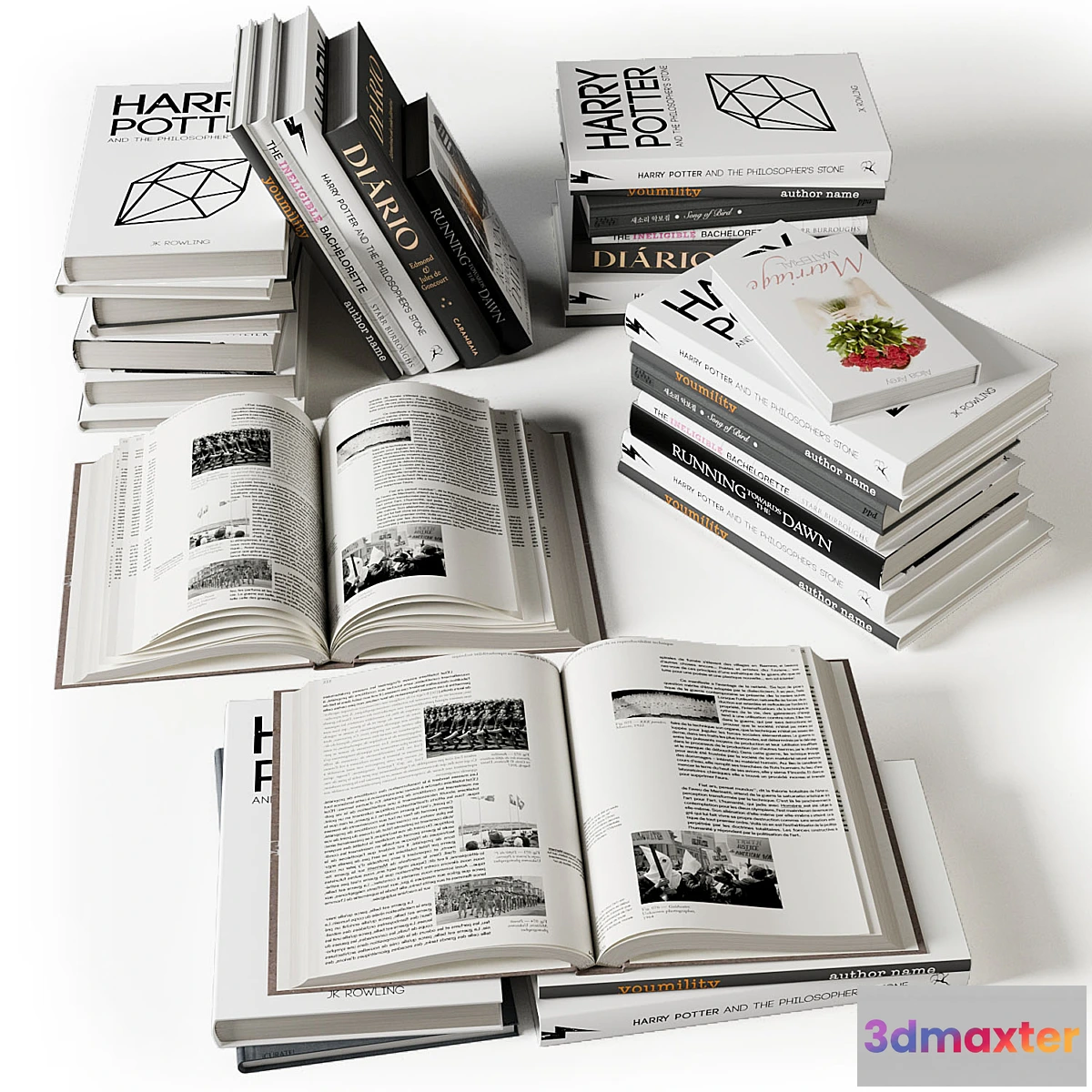 1333329 - Book Collection - No.3 3D Max