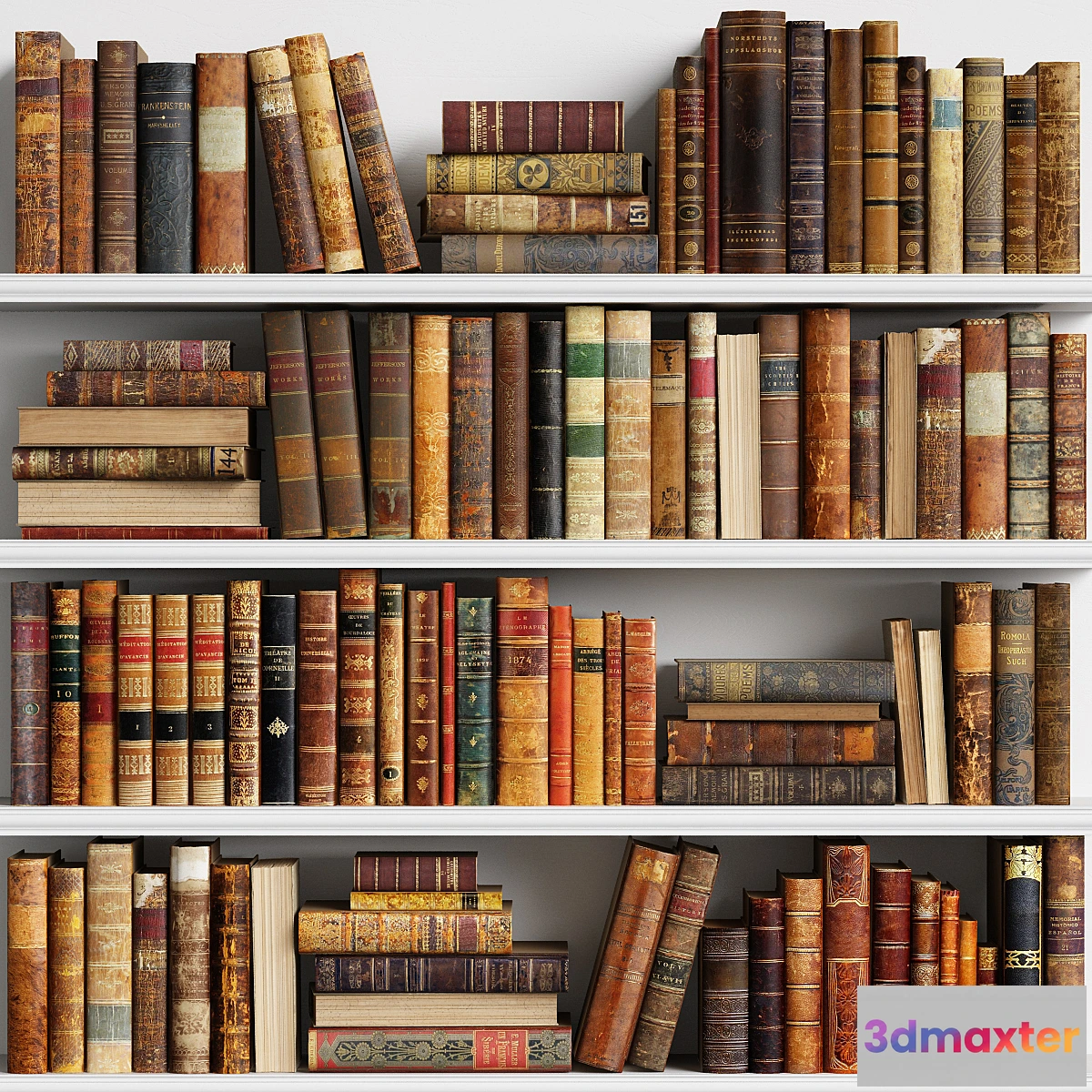 1335194 - Classic Books 10 3D Max