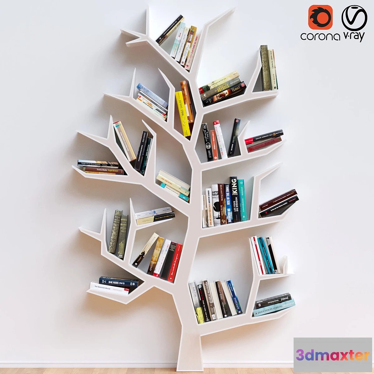 1347160 - 20-Wood shelf 3D Max