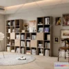 1366885 - Book Case 3D Furniture Models - Interior 3D Model - 021 3D Max