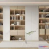 1368563 - Book Case 3D Furniture Models - Interior 3D Model - 046 3D Max