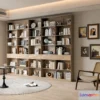 1368891 - Book Case 3D Furniture Models - Interior 3D Model - 051 3D Max