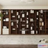1369224 - Book Case 3D Furniture Models - Interior 3D Model - 056 3D Max