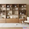 1370909 - Book Case 3D Furniture Models - Interior 3D Model - 081 3D Max