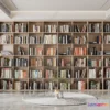 1372000 - Book Case 3D Furniture Models - Interior 3D Model - 098 3D Max