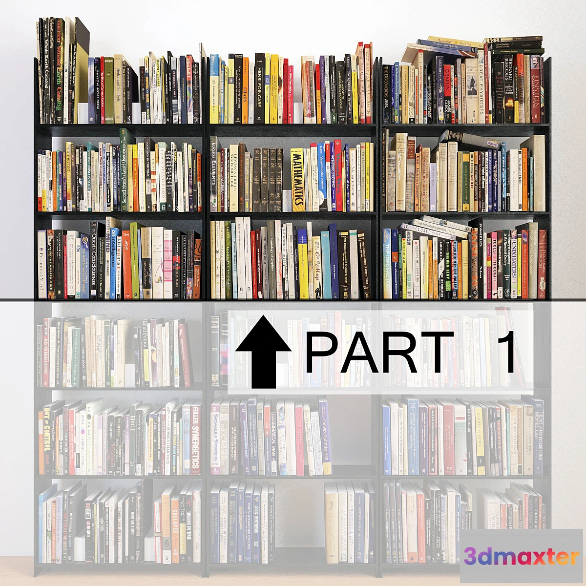 1397750 - 474 books (part 1) 3D Max