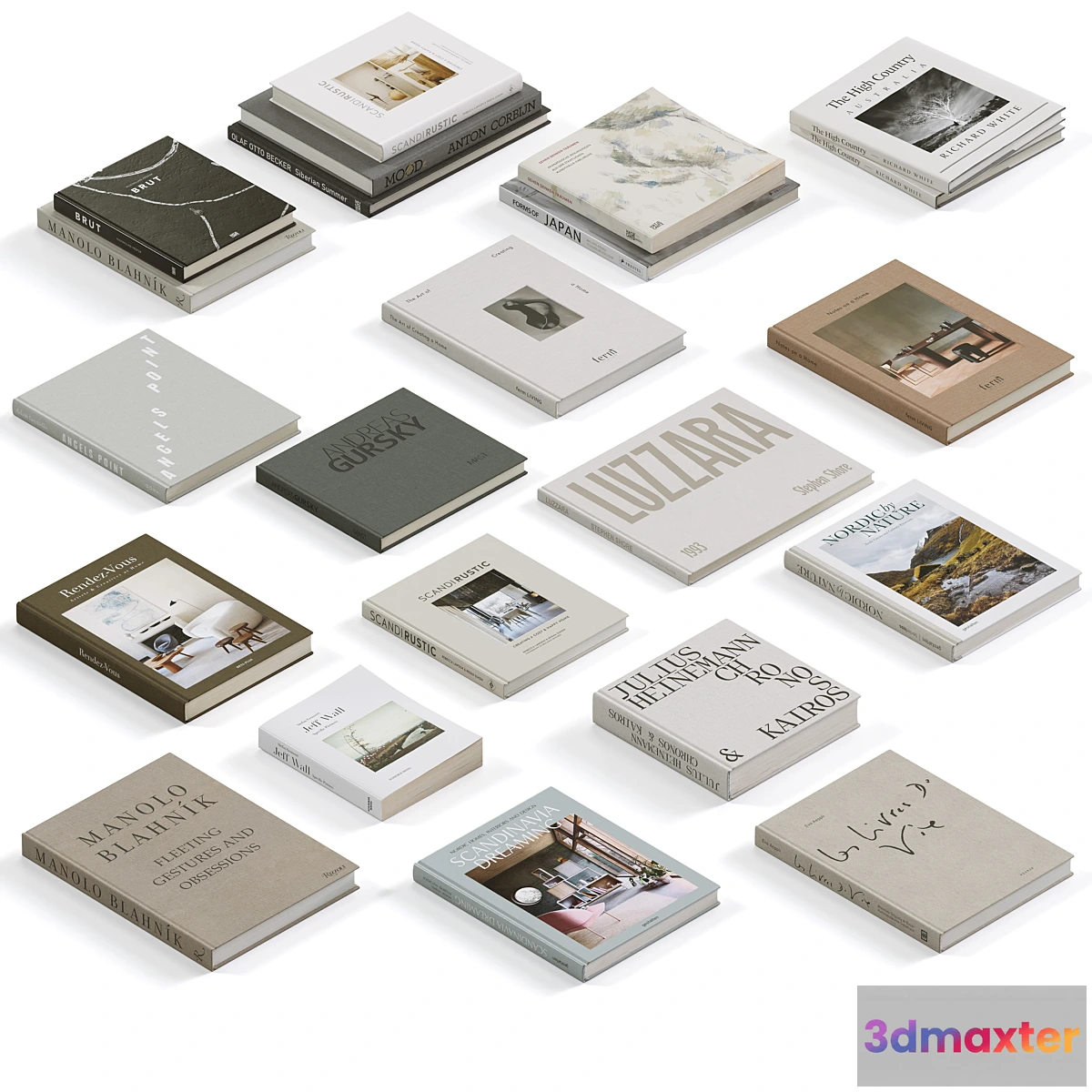 1414190 - Coffee Table Books 4 3D Max