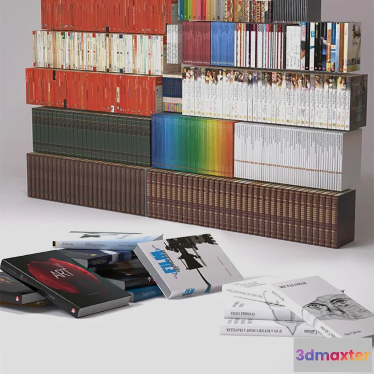 1427306 - books 3D Max