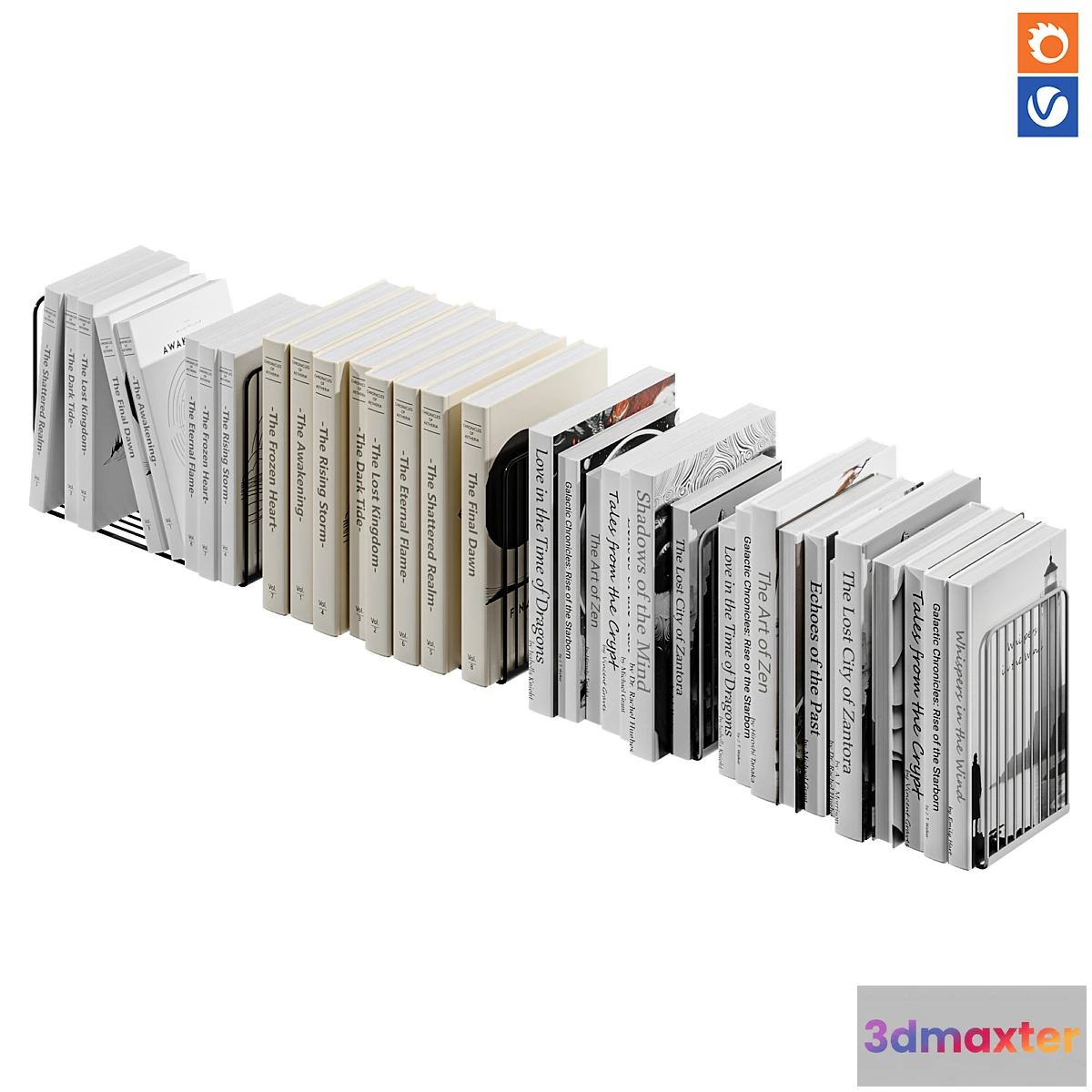 1432108 - Book set-03 3D Max