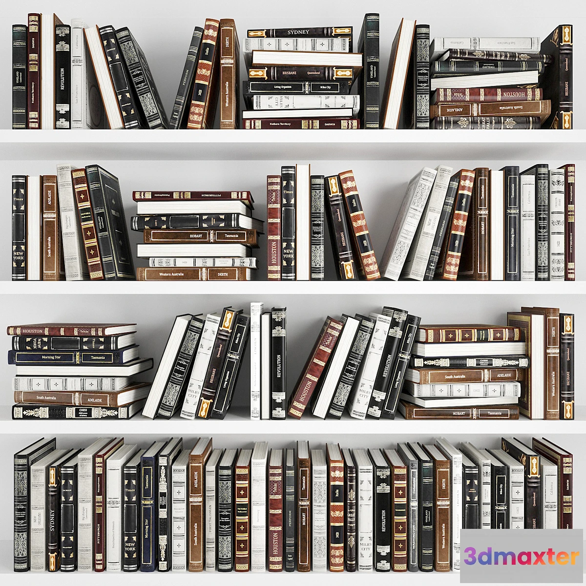 1459170 - Classic books set 3 3D Max