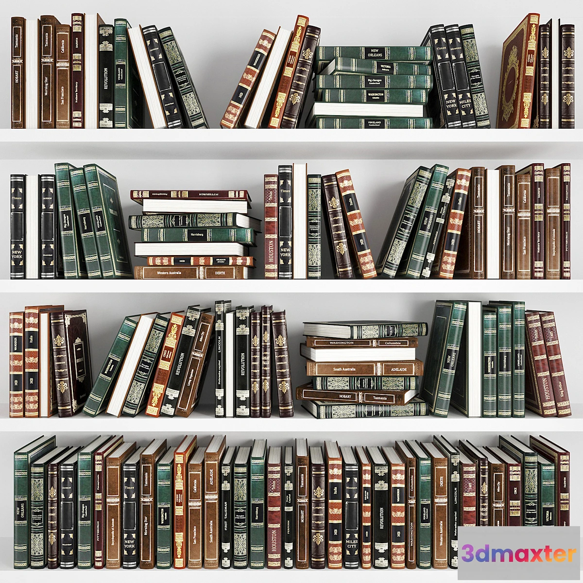1461388 - Classic books set 2 3D Max