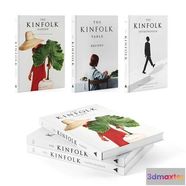 1537738 - Kinfolk books set 3D Max