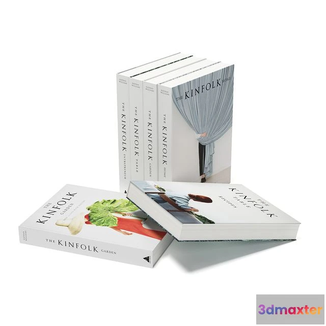 1545968 - KINFOLK BOOKS Collection 3D Max