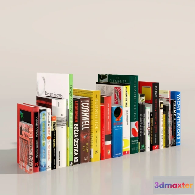 1593260 - decoration - Bookcase 96 3D Max