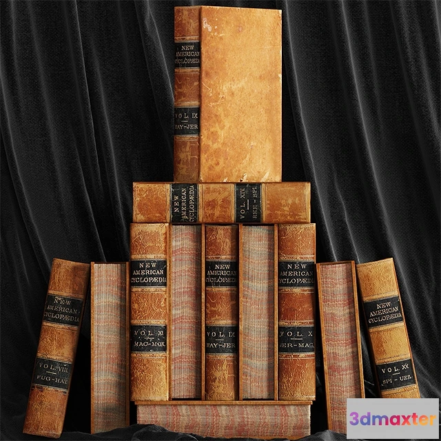 1593272 - decoration - Books #4 3D Max