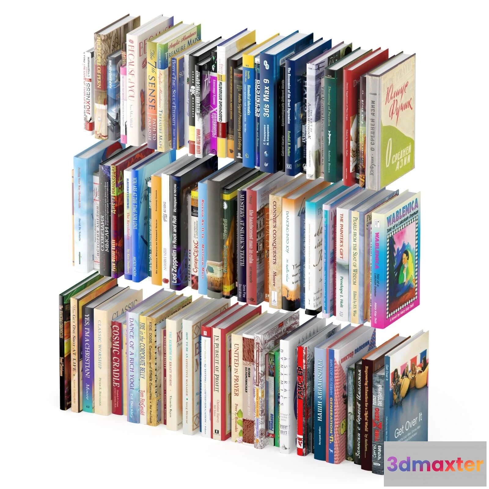 1593284 - decoration - Books 100pcs 3D Max