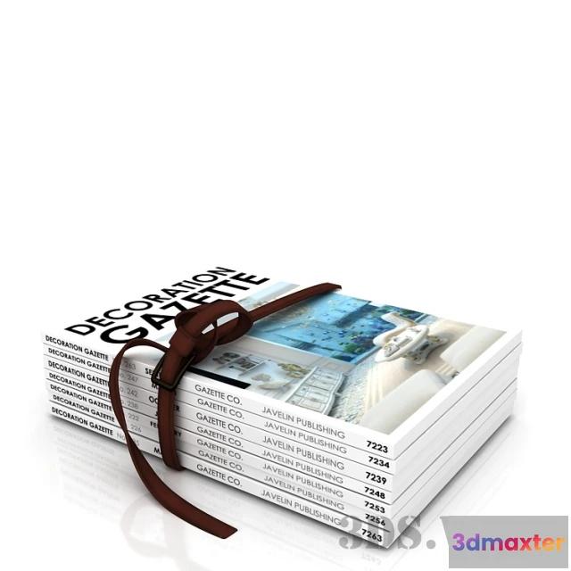 1593312 - decoration - Decoration  Magazine Set 3D Max