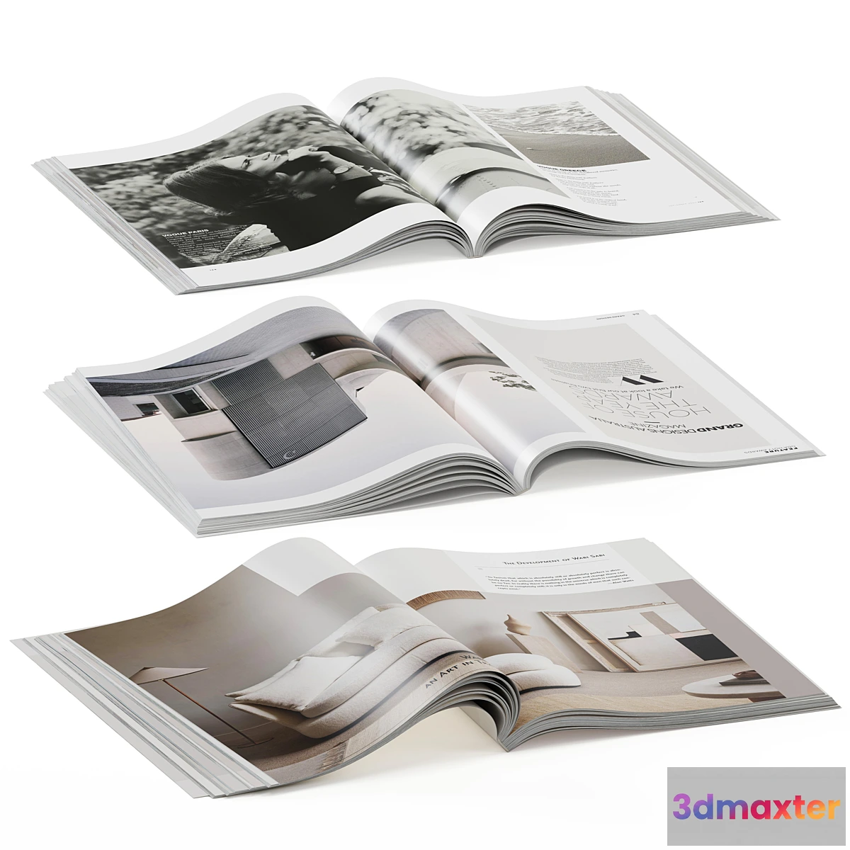 590594 - magazines opened