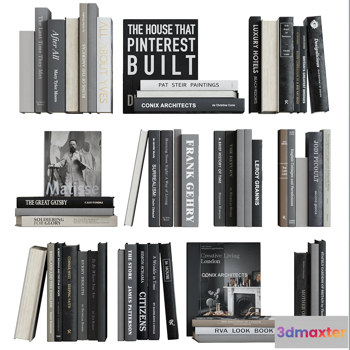 590600 - Book decor set 2