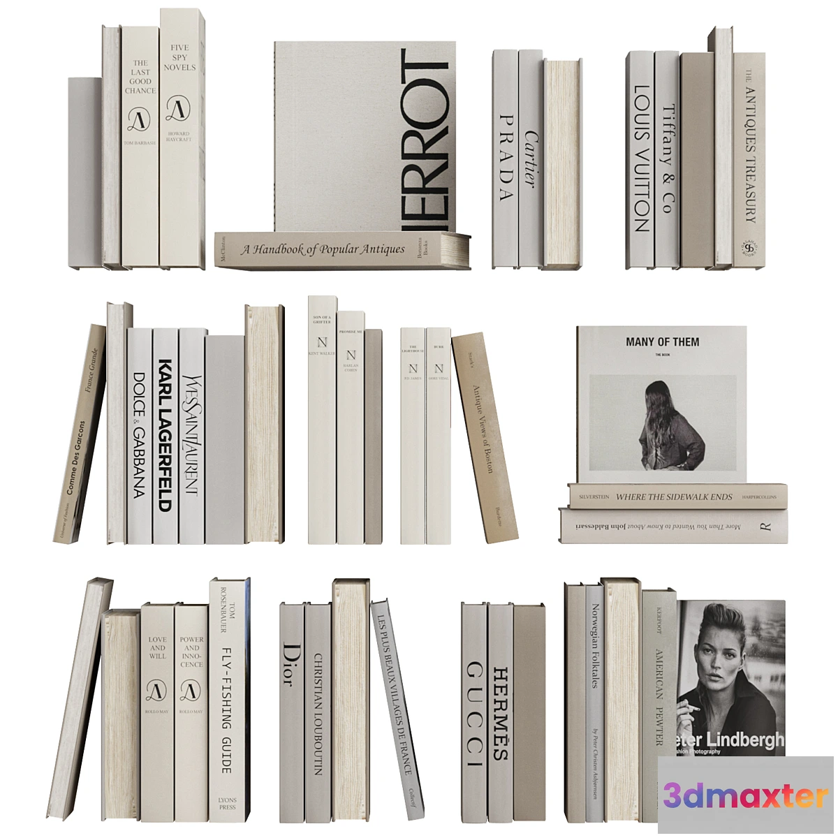 590606 - Book decor set 3