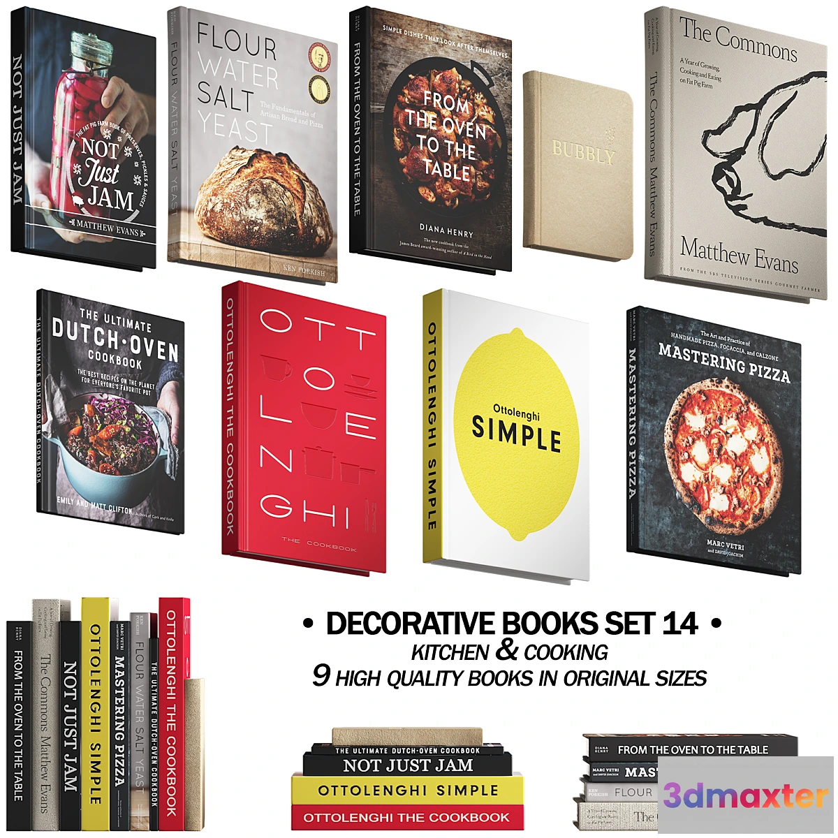 590620 - 092 Decorative books set 14 Kitchen and Cooking 01