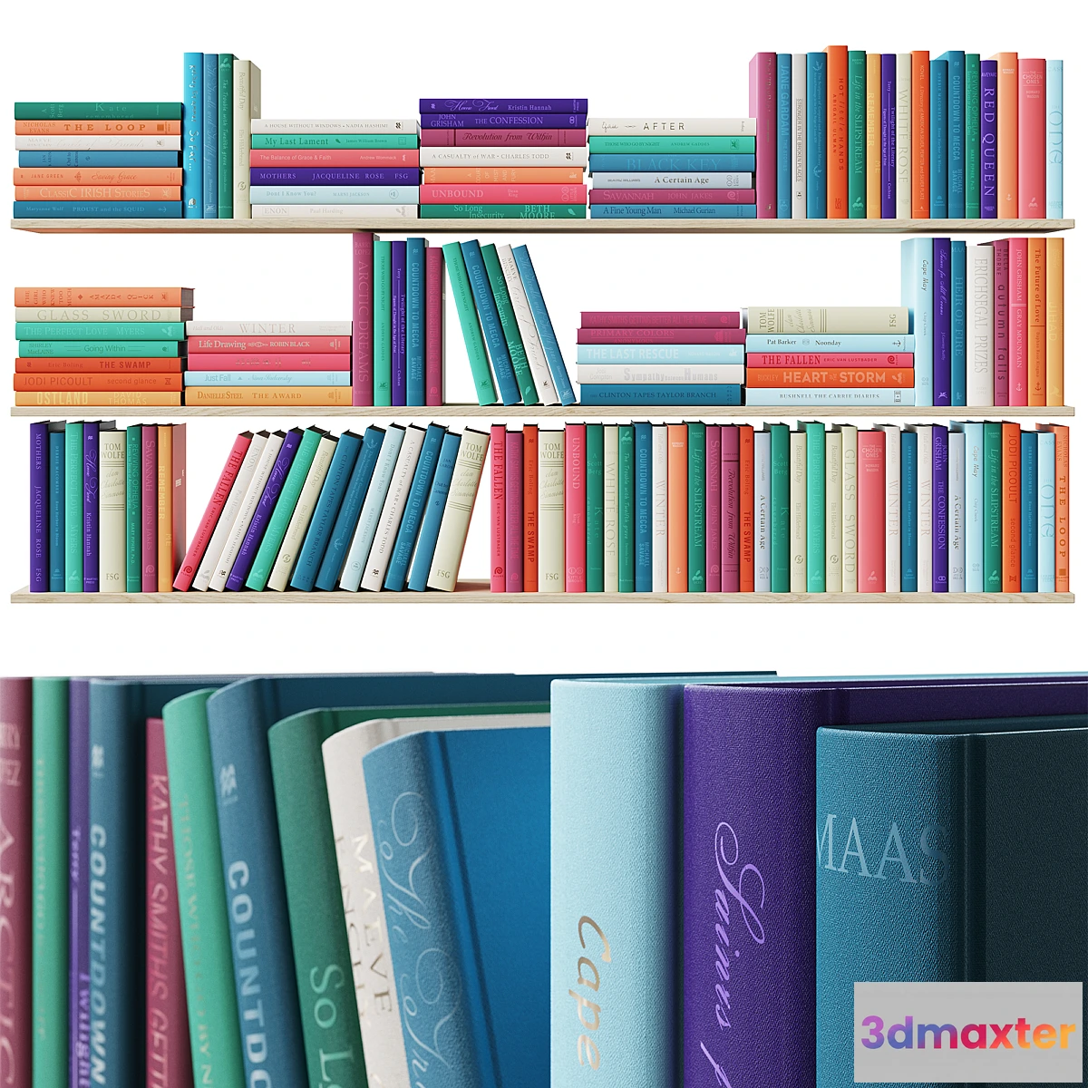 590650 - Colored books set