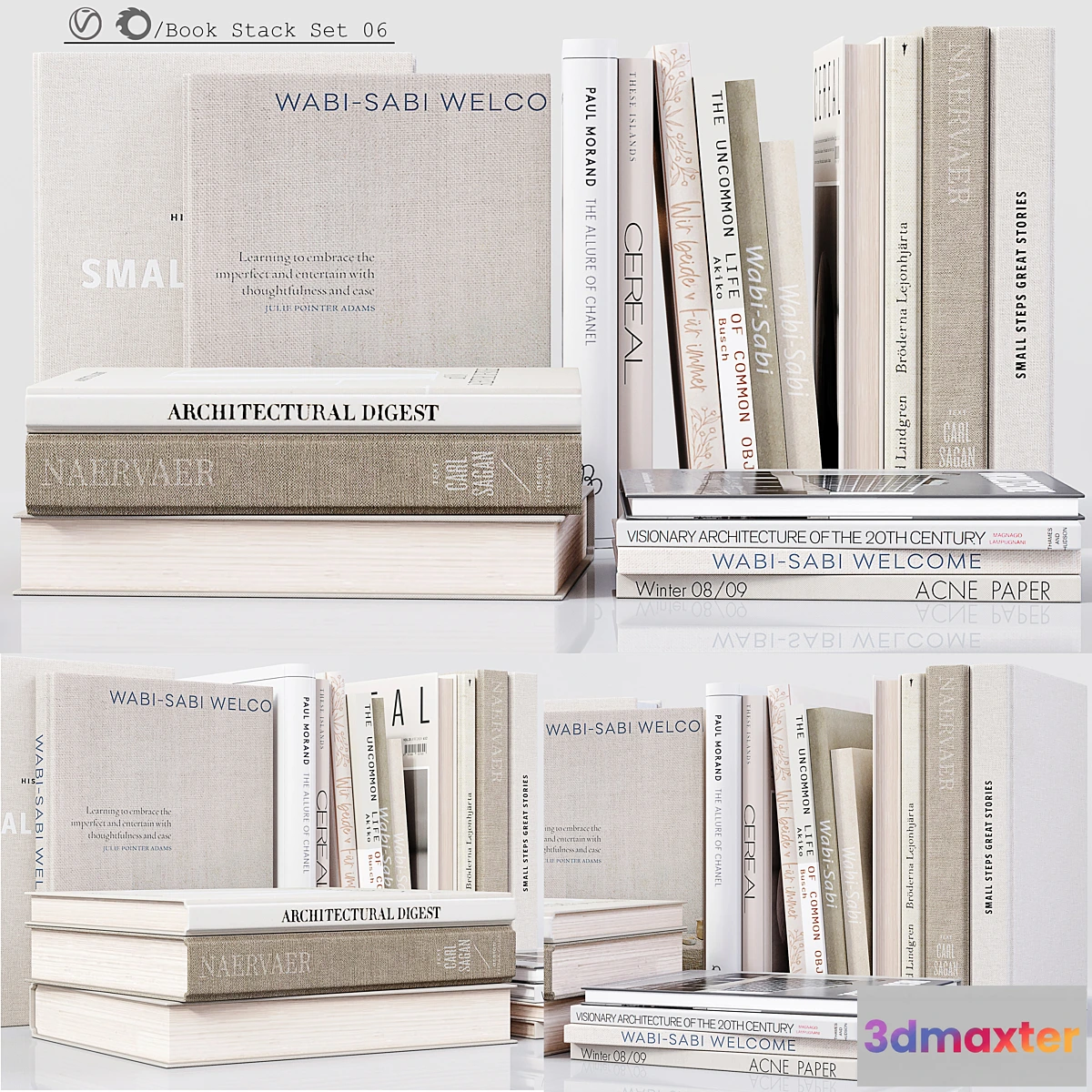 705302 - Book stack set 06