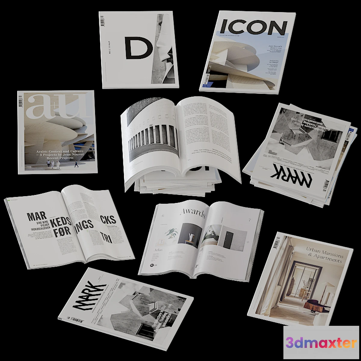 871851 - Collection of open and closed magazines - No.4