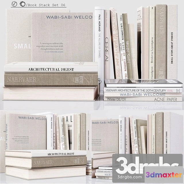 917190 - Book stack set 06