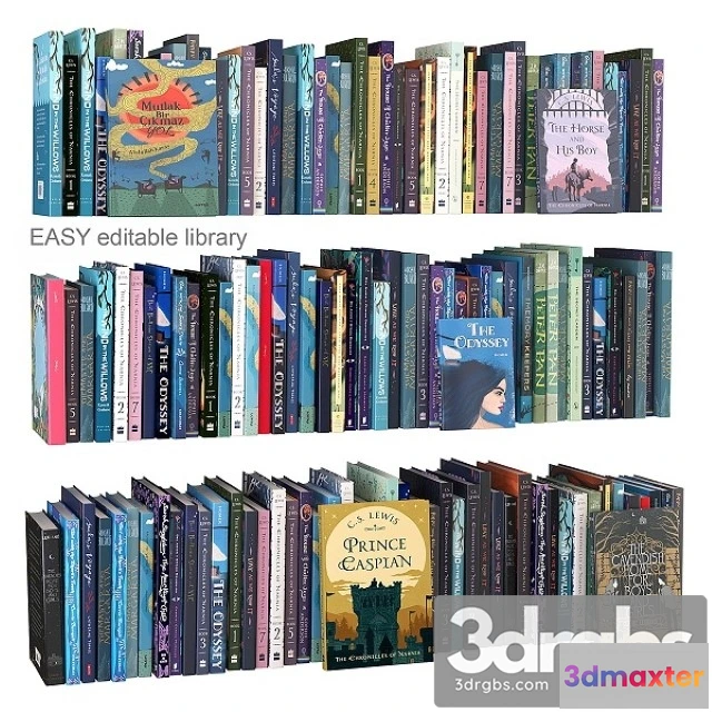 917234 - Editable Random Books Children