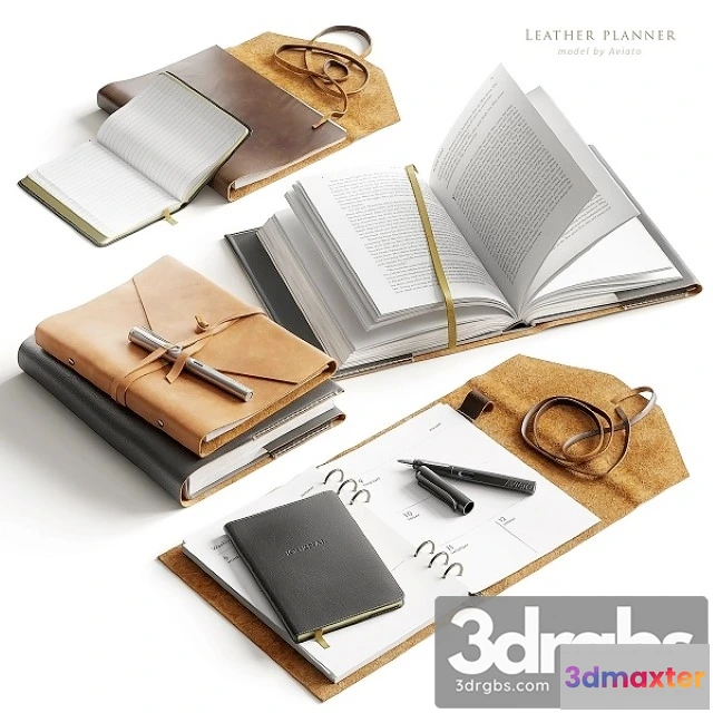 917252 - Leather Planner