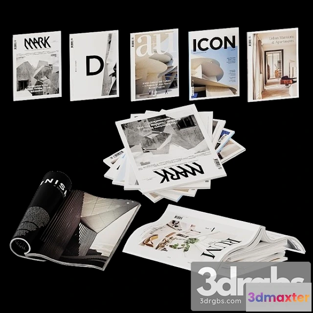 917254 - Magazine Collection in Open and Closed Versions