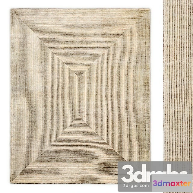 1016984 - Ellipse hand-knotted wool rug rh