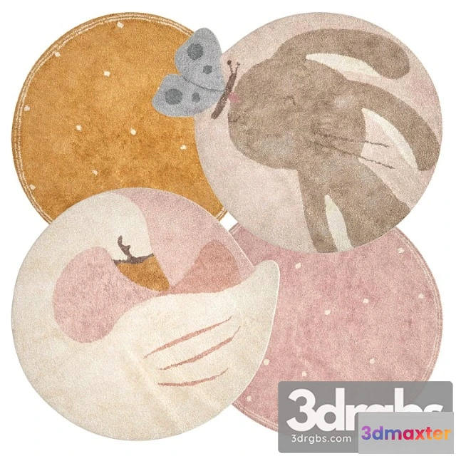 1017036 - Kids rugs set, little dutch