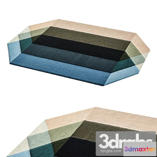 1017038 - Kilim diamond rug by gan