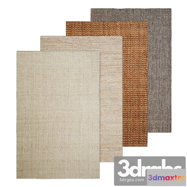 1017098 - Natural basket weave jute rug