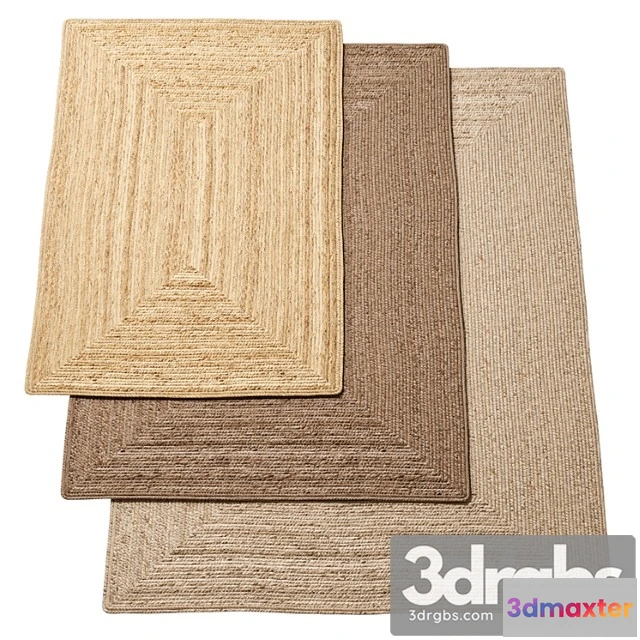 1017100 - Natural braided jute rug