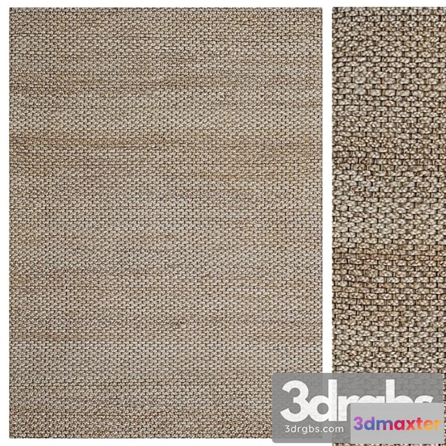 1017102 - Natural desert handwoven jute rug - No.2