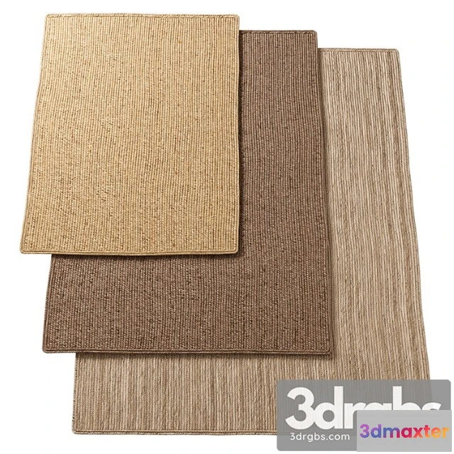 1017106 - Natural lengthwise braided jute rug