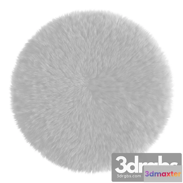 1017216 - Round white rug