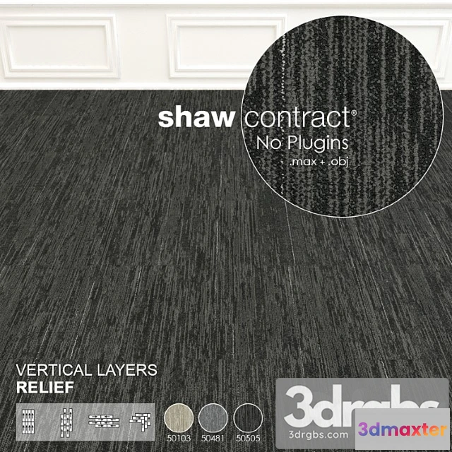 1017454 - Shaw carpet vertical layers wall to wall floor no 3